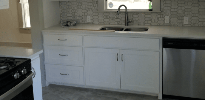 client photo custom cabinetry made of wood